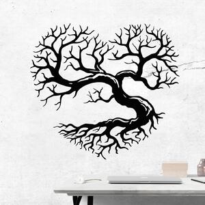 KMDESING | Drevený strom života na stenu - Srdce