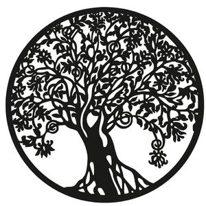 KMDESING | Drevený strom života na stenu - Radosť