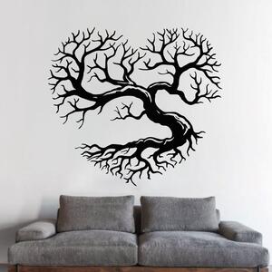 KMDESING | Drevený strom života na stenu - Srdce