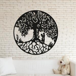 KMDESING | Drevený strom života na stenu - Rodina kruh