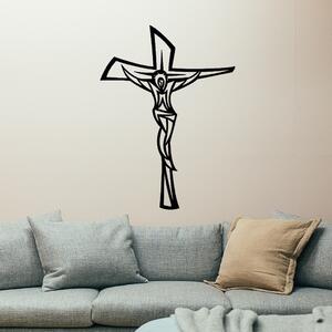 KMDESING | Drevená dekorácia na stenu - Krížik modern