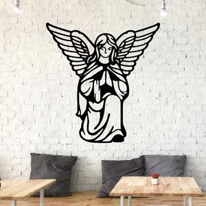 KMDESING | Drevená dekorácia na stenu - Anjel