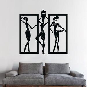 KMDESING | Drevená dekorácia na stenu - African Women