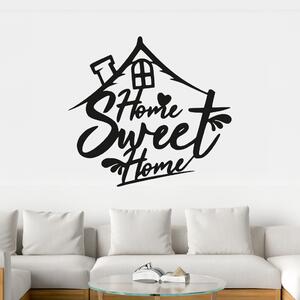KMDESING | Drevený nápis na stenu - Home Sweet Home