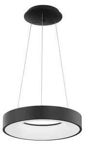 LED luster Rando Thin 38 čierne