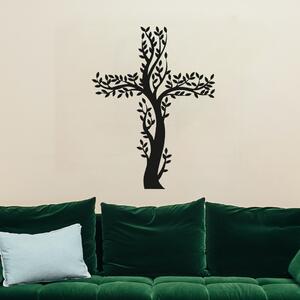 KMDESING | Drevený obraz na stenu - Strom v tvare kríža
