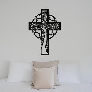 KMDESING | Drevený obraz na stenu - Strom v kríži