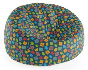 Sablio Sedací vak Cocoon ABC - 75 x 45 x 35 cm