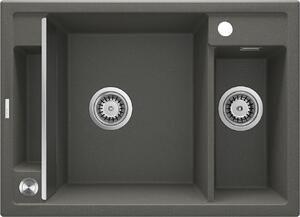 Deante Drez Magnetic 1,5 komory, granit - ZRM T503 antracit metalic