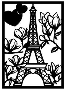 KMDESING | Drevené obraz na stenu - Eiffel Tower