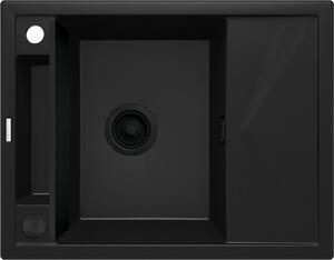 Deante Drez Magnetic s odkvapkávačom, granit - ZRM N11A čierny