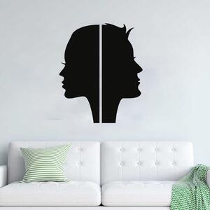 KMDESING | Drevené obraz na stenu - Tvar muža a ženy
