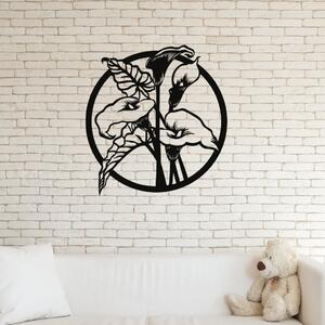 KMDESING | Drevené obraz na stenu - Kvet kruh