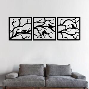 KMDESING | Drevené obraz na stenu - Vtáci na strome