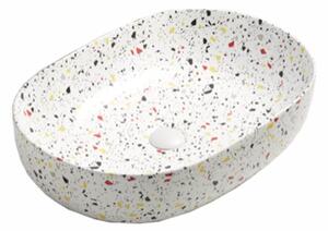 Keramické umývadlo LILI, biela, 60 cm