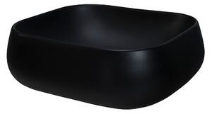 Keramické umývadlo NIKA, čierna, 45 cm
