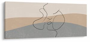 Obraz - Line art bozk (120x50 cm)