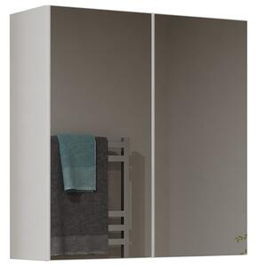Kúpeľňová skrinka nad umývadlo POLA 2DL biela