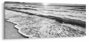 Obraz - Západ slnka pri mori (120x50 cm)