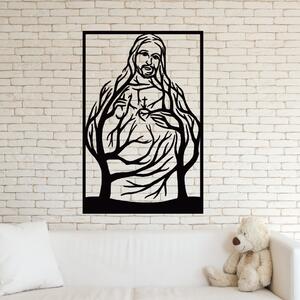 KMDESING | Drevený obraz na stenu - Ježiš