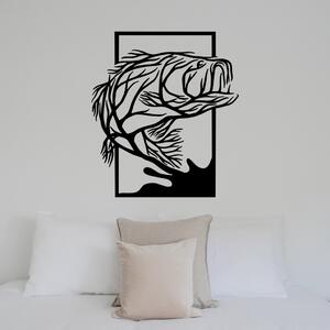 KMDESING | Drevené obraz na stenu - Ryba