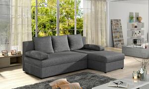 ROHOVÁ SEDAČKA, textil, tmavosivá MID.YOU - Sedačky, Online Only