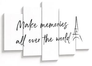 Obraz - Make memories (150x105 cm)