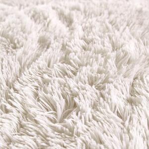 Biele mikroplyšové obliečky na dvojlôžko/predĺžené 230x220 cm Cuddly – Catherine Lansfield