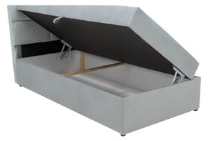 Rozkladacia posteľ NELA s kontajnerom a geometrickým čelom 100x200 cm