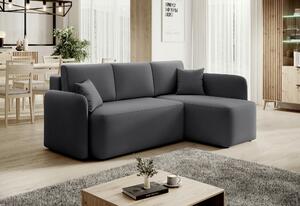 ROHOVÁ SEDAČKA, textil, sivá MID.YOU - Sedačky, Online Only