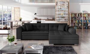 ROHOVÁ SEDAČKA, textil, antracitová MID.YOU - Sedačky, Online Only