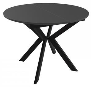 Rozkladací jedálenský stôl Ulania 100, Farba: Čierna/čierny molet Mirjan24 5903211332074