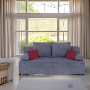 ROZKLADACIA POHOVKA, textil, kompozitné drevo, antracitová P & B - Sedačky, Online Only