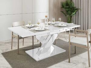 Jedálenský stôl Lezuma, Farby: biela / betón Mirjan24 5902928803143