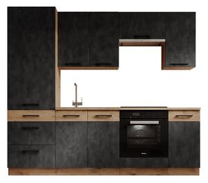 ADRK Kuchynská zostava VIKA 240 M-LO, matera/dub lancelot