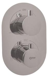 Slezák - RAV Vaňová/sprchová batéria 2-cestná s podomietkovým telesom TERMOSTATICKÁ - TRM86MGL, Metal Grey lesk