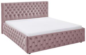 ČALÚNENÁ POSTEĽ, 140/200 cm, orgovánová home24 - Online Only spálne, Online Only