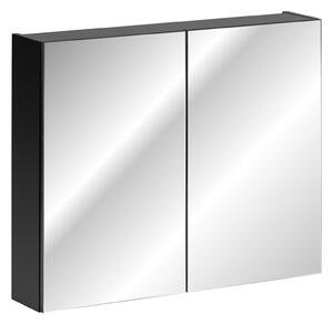 Zrkadlová skrinka SANTA FE Black 84-80 | 80 cm