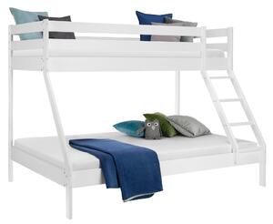 POSCHODOVÁ POSTEĽ 140/200 cm, biela Xora - Detské izby, Online Only