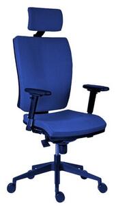 Kancelárska pracovná stolička 1580 GALA Plus PDH ECONOMY - modrá