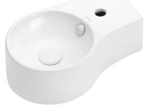 UPTrend Asymetrické keramické umývadlo na dosku/závesné ASTER R TR4506A, biela lesk