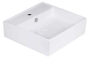 UPTrend Štvorcové keramické umývadlo na dosku/závesné MEDUSA XL TR4032, biela lesk