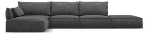 Sivá rohová pohovka (ľavý roh) Vanda - Mazzini Sofas