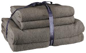 SADA UTERÁKOV NA RUKY, 50x100/70x140 cm, antracitová Kleine Wolke - Kúpeľňový textil