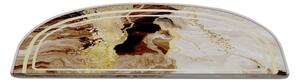 Nášľapy na schody v hnedo-krémovej farbe v súprave 16 ks 20x65 cm Golden Marble – Vitaus