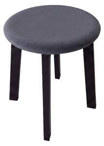 Taburet KUBE pr. 36 cm čierna/antracit