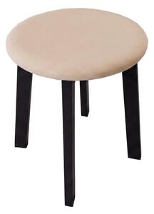 Taburet KUBE pr. 36 cm čierna/béžová