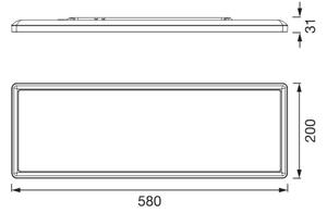 Osram - LED stropné svietidlo PLANON EASYFIX LED/24W/230V 2800/4000/6000K IP54 biela