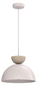 Závesné svietidlo na lane NEVIS 1xE27/15W/230V priemer 29 cm krémové