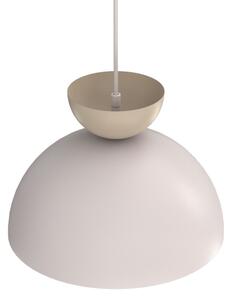 Závesné svietidlo na lane NEVIS 1xE27/15W/230V priemer 29 cm krémové